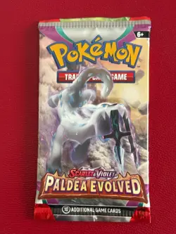 pokemon paldea evolved ERROR/MISCUT booster pack - Image 1
