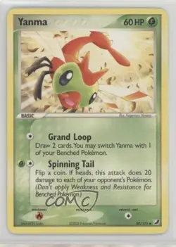 Yanma Pokemon EX Unseen Forces #50 2005 - Image 1