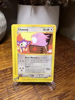 Vintage Pokemon- Chansey 72/165 expedition 2002 (Heavily played) - Image 1