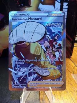 2022 Pokemon Brilliant Stars Rapid Strike Style Mustard TG27 - Image 1