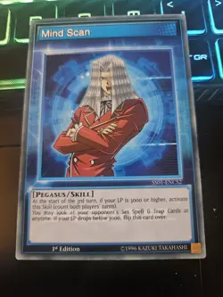 SS01-ENCS2 Mind Scan 1st Edition Mint YuGiOh Card - Image 1