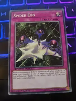 SS03-ENB26 Spider Egg 1st Edition Mint YuGiOh Card - Image 1