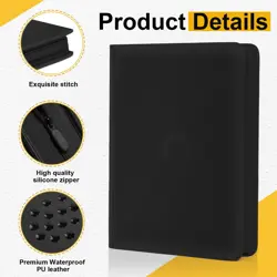 1024 Pocket Trading Card Binder Compatible with Pokemon TCG MTG Baseball Spor... - Image 2