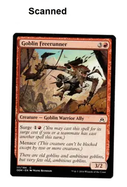 MTG Goblin Freerunner Creature Oath Of The Gatewatch Card 2016 Near Mint - Image 1