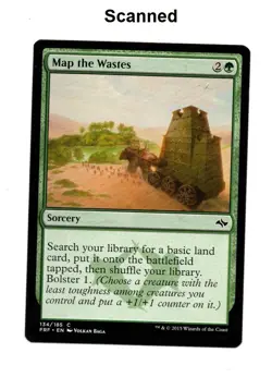 MTG Map the Wastes Sorcery Fate Reforged 2015 Card Near Mint Pre-owned - Image 1