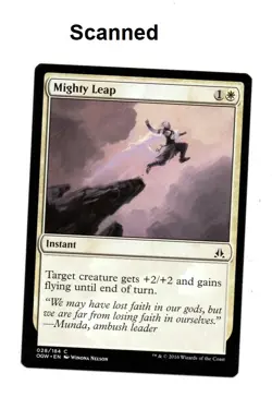 MTG Mightly Leap Instant Oath of the Gatewatch Card 2016 Near Mint Preowned - Image 1