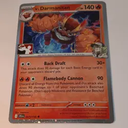 N's Darmanitan - Holo Play Pokemon Prize Pack Series 7 Promo Pokemon Card - Image 1