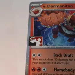 N's Darmanitan - Holo Play Pokemon Prize Pack Series 7 Promo Pokemon Card - Image 2