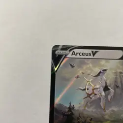 Arceus V SWSH204 2022 Figure Collection Black Star Promo Card Pokemon TCG - Image 4