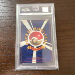 PSA 9 Voltorb No.100 No Rarity Symbol Old Back 1996 Pokemon Card Japanese MINT - Image 2