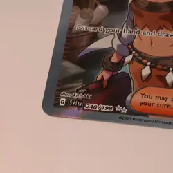 Pokemon Card - Professor's Research Scarlet & Violet Base Set 240/198 Ultra Rare - Image 2