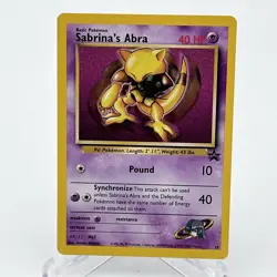 Pokemon TCG - Sabrina's Abra #19 - Black Star Promo Card - Image 1