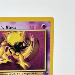 Pokemon TCG - Sabrina's Abra #19 - Black Star Promo Card - Image 4
