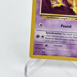 Pokemon TCG - Sabrina's Abra #19 - Black Star Promo Card - Image 5