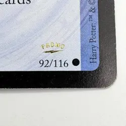 Harry Potter Trading Card Game Illegibilus Spell 92/116 Rare Promo Stamp 2001 - Image 5