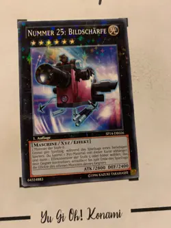 NUMMER 25: BILDSCHARFE - 1.AUFLAGE SP14-DE026 DEUTSCH Yu-Gi-Oh! CARD COMMON FOIL - Image 4