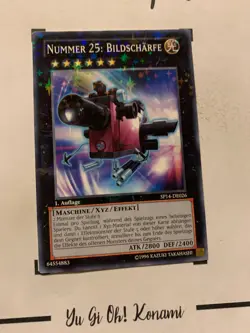 NUMMER 25: BILDSCHARFE - 1.AUFLAGE SP14-DE026 DEUTSCH Yu-Gi-Oh! CARD COMMON FOIL - Image 5