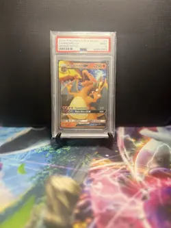Pokemon TCG 2019 Hidden Fates Charizard GX Card 9/68 PSA 9 Mint - Image 1