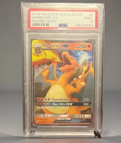Pokemon TCG 2019 Hidden Fates Charizard GX Card 9/68 PSA 9 Mint - Image 3