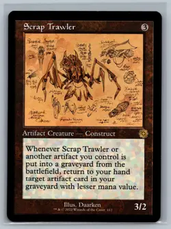 MTG The Brothers' War: Retro Frame Artifacts Scrap Trawler (Schematic) #112 TCG - Image 1