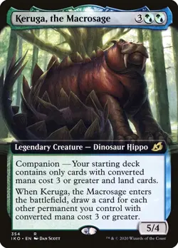 MTG Keruga, the Macrosage (Extended Art) - 354 / English / Near Mint - Image 1