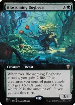 MTG Blossoming Bogbeast (Extended Art) - 386 / English / Near Mint - Image 1
