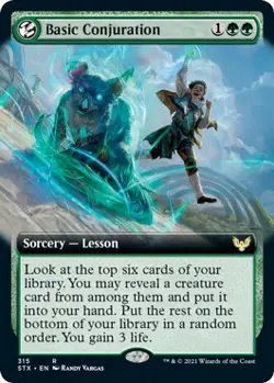 MTG Basic Conjuration (Extended Art) - 315 / English / Near Mint - Image 1