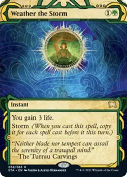 MTG Foil - Weather the Storm - 58 / NM / English - Image 1