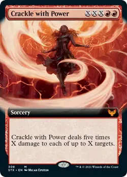 MTG Crackle with Power (Extended Art) - 308 / English / Near Mint - Image 1