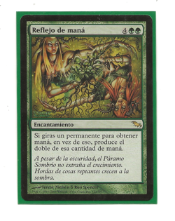 MANA REFLECTION Shadowmoor Magic Reflejo de Mana MTG x1 Spanish NM - Image 1