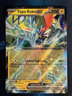 Tapu Koko EX 043/159 Journey Together Holo Double Rare Pokemon TCG NM/M Fresh - Image 1