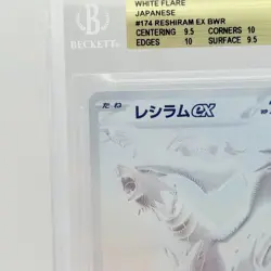 2025 Pokemon Scarlet & Violet White Flare Japanese #174 Reshiram Ex BWR BGS 9.5 - Image 5