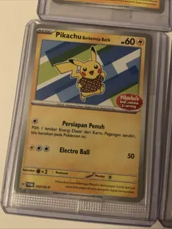 SEALED Pikachu Berkemeja Batik Indonesia Promo Pokemon 101/SV-P 155 154 190/SV-P - Image 2