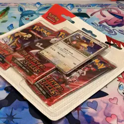 Pokemon TCG Scarlet & Violet Destined Rivals 3 Pack Blister - Kangaskhan Promo - Image 2