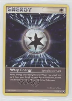 Warp Energy Pokemon EX Power Keepers #91 2007 - Image 1