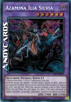 AZAMINA ILIA SILVIA • Segreta • 25LP EN010 • Lim • Yugioh! • ANDYCARDS - Image 1