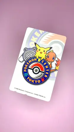 POKEMON CENTER Tokyo exclusive Phone card - Pikachu Charmander Poliwhirl 1998 - Image 2