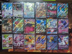 Pokemon 100 Card Lot Official Cards + Ultra Rare, EX, GX, V, Vstar, or Vmax - Image 1