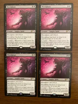 MTG Magic The Gathering Fear Vampire Version 4 Card Set No.PM475 - Image 1