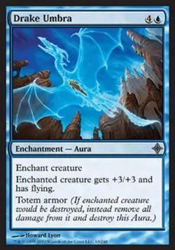 Drake Umbra -Foil Light Play MTG Rise of the Eldrazi - Image 1