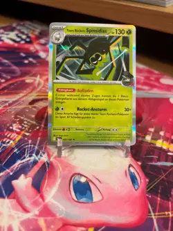 PokemonKarte Team Rockets Spinsidias 020/182 Holo Deutsch - Image 1