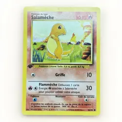 Pokemon Salameche Charmander 46/102 Base Set 1st Edition French Rare Near Mint - Image 1