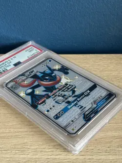 PSA 9 Greninja GX Full Art Holo SV56/SV94 Hidden Fates MINT Graded Pokemon Card - Image 2
