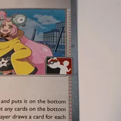 Iono Cosmos Holo Pokemon Prize Pack Series 4 Promo Pokemon Card Nice Play Stamp - Image 3
