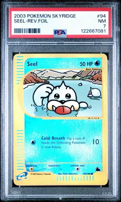 SEEL 94/144 PSA 7 SKYRIDGE E READER REVERSE HOLO POKEMON CARD ENGLISH - Image 1