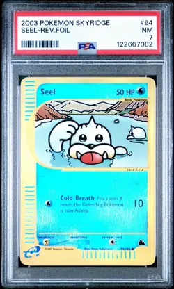 SEEL 94/144 PSA 7 SKYRIDGE E READER REVERSE HOLO POKEMON CARD ENGLISH - Image 3
