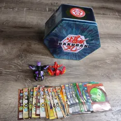 Bakugan Battle 2 Brawlers, Tin And Card Lot 28 Cards ZB - Image 1