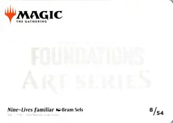 NM - Nine-Lives Familiar Art Card (/54) S Art Series: Foundations 8 - Image 2