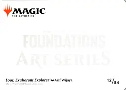 NM - Loot, Exuberant Explorer Art Card (/54) (Gold-Stamped Signature) S Art Seri - Image 2