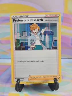 Pokemon TCG Shining Fates Card | Professor's Research Holo 060/072 Rare - Image 1